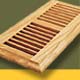 Volko Wooden Vents...wood floor vents air grilles & registers.  Oak a/c heat grilles registers grates and custom wood vents for floor wall & ceilings.